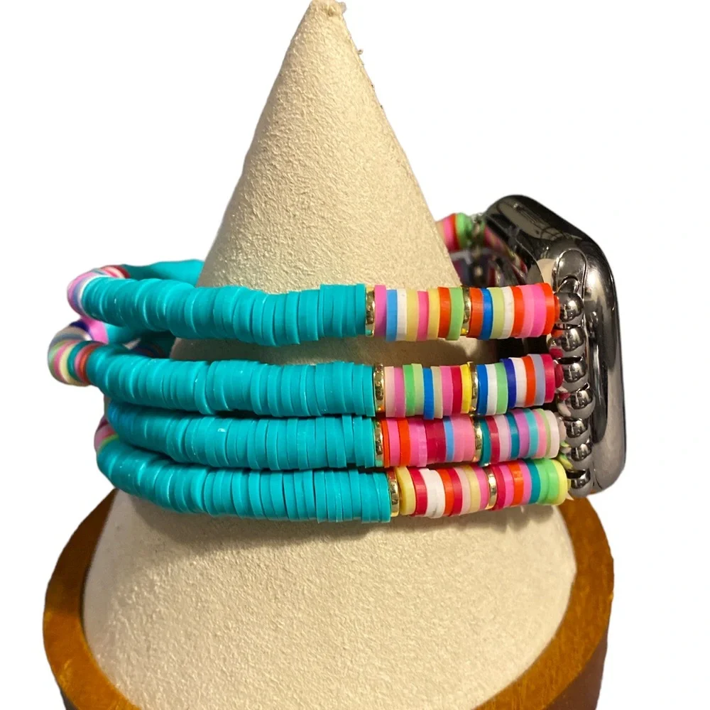 1pc Beaded Watchband Compatible With Apple Watch 38/40/41 - #428